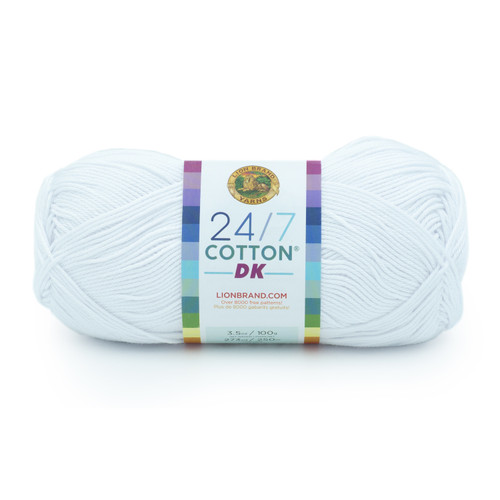 3 Pack - Lion Brand 24/7 Cotton DK Yarn-Sugarcane - 769-100 - 023032112572
