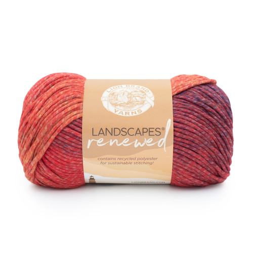 3 Pack - Lion Brand Landscapes Renewed Yarn-Fiesta - 542-213T - 023032133782