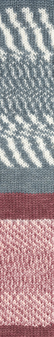 3 Pack - Lion Brand Wool-Ease Fair Isle Yarn-Merlot/Charcoal - 629-201DE
