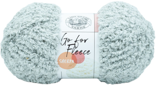 3 Pack - Lion Brand Go For Fleece Sherpa Yarn-Pearl Grey - 937-150 - 023032075211