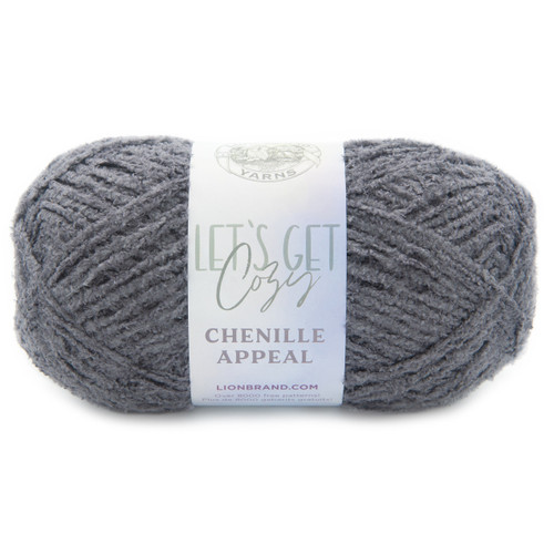 3 Pack - Lion Brand Let's Get Cozy: Chenille Appeal Yarn-Storm Front - 941-150 - 023032098029