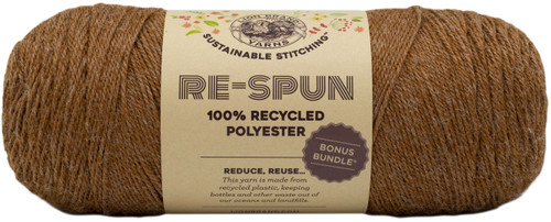 3 Pack - Lion Brand Re-Spun Bonus Bundle Yarn-Cider - 126-125 - 023032084657