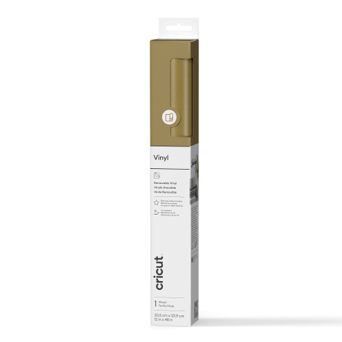 Cricut Vinyl 12"X48" Roll-Gold - 2004300 - 093573386701