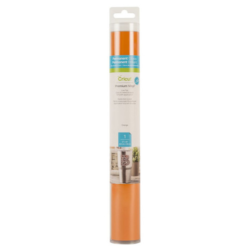 Cricut Permanent Vinyl 12"X48" Roll-Orange - 2005185 - 093573937507