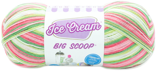 3 Pack - Lion Brand Ice Cream Big Scoop Yarn-Watermelon - 922-233 - 023032077512