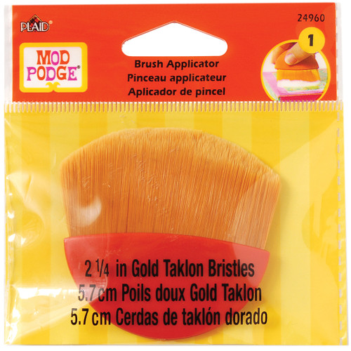 3 Pack - Plaid Mod Podge Brush Applicator 2.25"-Gold Taklon - CS24960 - 028995249600