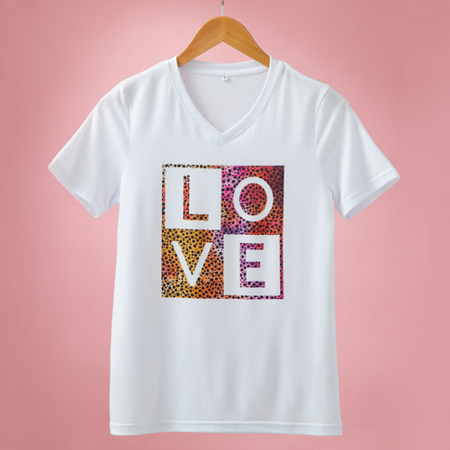Cricut Infusible Ink Blank V Neck T-Shirt-Women's Large - 2006819