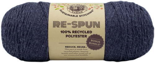 3 Pack - Lion Brand Re-Spun Bonus Bundle Yarn-Raisin - 126-144 - 023032084695