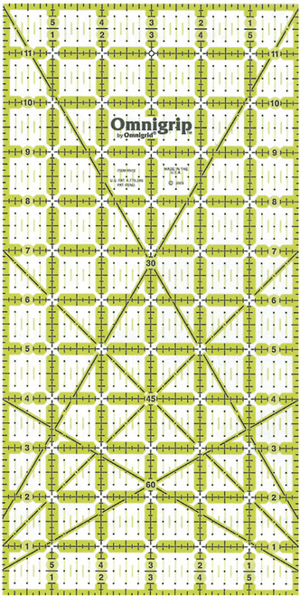 Omnigrip By Omnigrid Non-Slip Quilter's Ruler 6"X12"- - RN12 - 762511500126