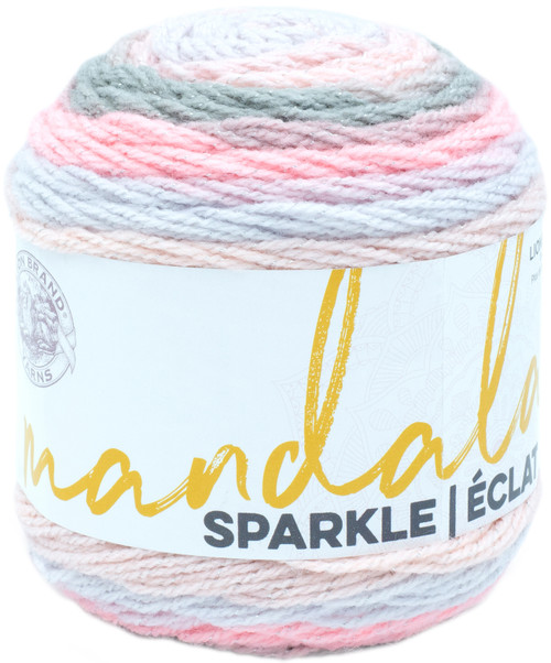 3 Pack - Lion Brand Mandala Sparkle Yarn-Nova - 527-319 - 023032032177