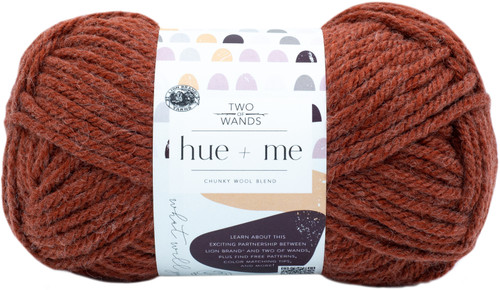 3 Pack - Lion Brand Hue & Me Yarn-Spicy - 617-134 - 023032069562