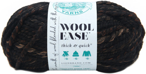 3 Pack - Lion Brand Wool-Ease Thick & Quick Yarn-Toasted Almond - 640-539 - 023032645391
