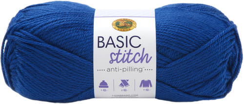 3 Pack - Lion Brand Basic Stitch Anti-Pilling Yarn-Royal Blue - 202-111 - 023032035635