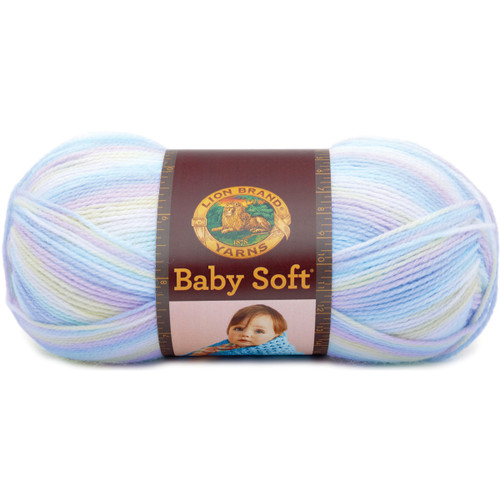 6 Pack - Lion Brand Baby Soft Yarn-Pastel Print - 920-218 - 023032922188