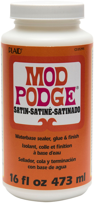 3 Pack - Plaid Mod Podge Satin Finish-16oz - CS17295 - 028995172953