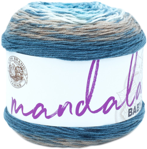 3 Pack - Lion Brand Mandala Baby Yarn-Wishing Well - 526-204 - 023032024004