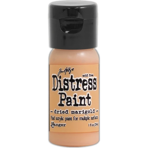 3 Pack - Tim Holtz Distress Paint Flip Top 1oz-Dried Marigold - TDF-53002