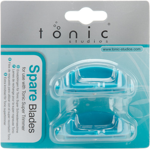 3 Pack - Tonic Studios Super Trimmer Replacement Blades 2/Pkg-Straight; For 604, 159e & 153e - 154EUS - 841079101546