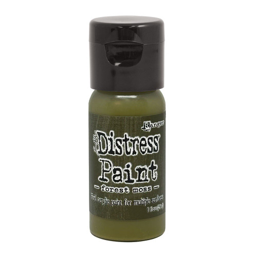 3 Pack - Tim Holtz Distress Paint Flip Top 1oz-Forest Moss - TDF-53064 - 789541053064