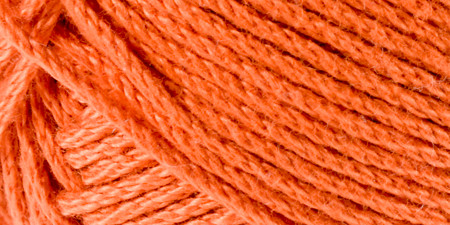 3 Pack - Lion Brand 24/7 Cotton Yarn-Tangerine - 761-133