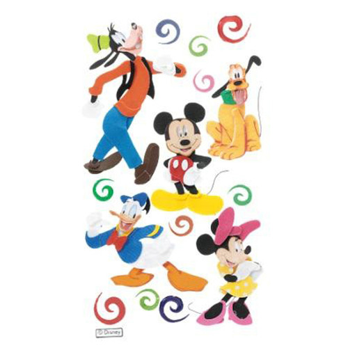 3 Pack - Disney Dimensional Stickers-Mickey & Friends - DJBM004