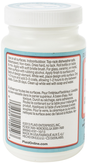 3 Pack - Plaid Mod Podge Dishwasher Safe-8oz - CS15059