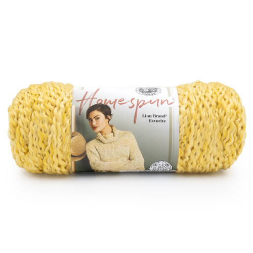 3 Pack - Lion Brand Homespun Yarn-Golden - 790-394 - 023032793948
