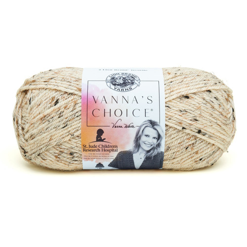 3 Pack - Lion Brand Vanna's Choice Yarn-Oatmeal - 860-400 - 023032864006