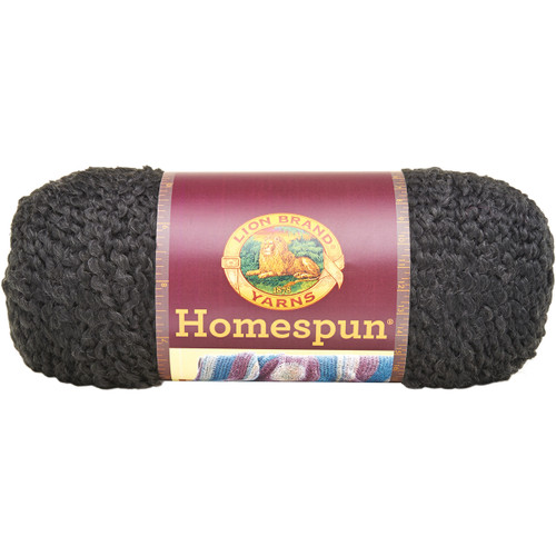 3 Pack - Lion Brand Homespun Yarn-Black - 790-373 - 023032793733