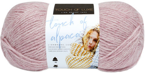 3 Pack - Lion Brand Touch Of Alpaca Yarn-Blush - 674-104 - 023032021164