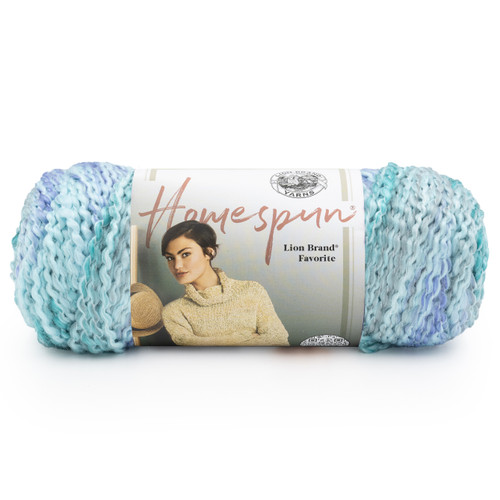3 Pack - Lion Brand Homespun Yarn-Waterfall - 790-329 - 023032793290