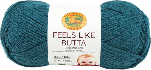 3 Pack - Lion Brand Feels Like Butta Yarn-Teal - 215-178 - 023032024431