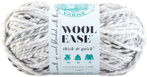 3 Pack - Lion Brand Wool-Ease Thick & Quick Yarn-Marble Stripes - 640-505 - 023032645056