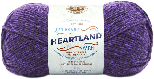 3 Pack - Lion Brand Heartland Yarn-Hot Springs - 136-147 - 023032010243