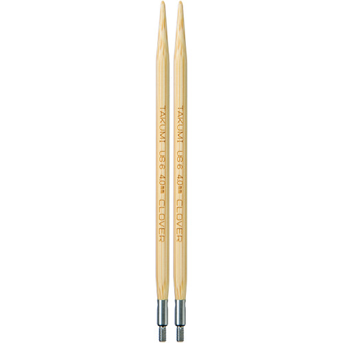 3 Pack - Takumi Bamboo Interchangeable Circular Knitting Needles-Size 6/4mm - 3636-6