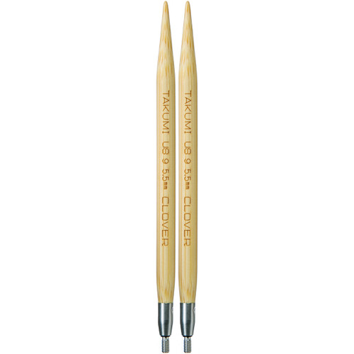 3 Pack - Takumi Bamboo Interchangeable Circular Knitting Needles-Size 9/5.5mm - 3639-9