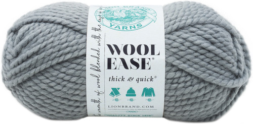 3 Pack - Lion Brand Wool-Ease Thick & Quick Yarn-Slate - 640-148 - 023032641485