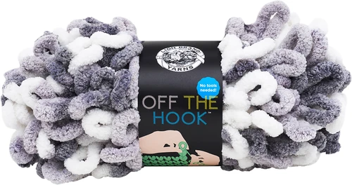 3 Pack - Lion Brand Off The Hook Yarn-Misty Morning - 516-202 - 023032021256