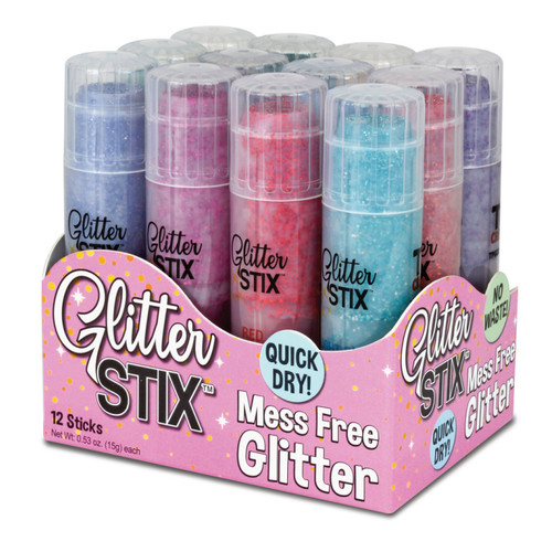 The Pencil Grip Glitter Stix Set-12 Color Set - 5A003TG5-1HQCN - 634901006702