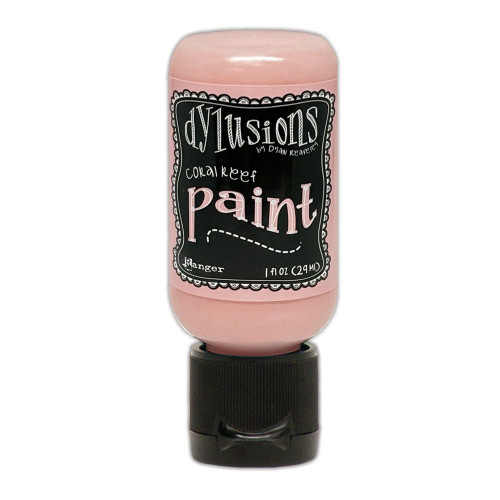 Dylusions Acrylic Paint 1oz-Coral Reef - DYQ-1HFR1 - 789541093787