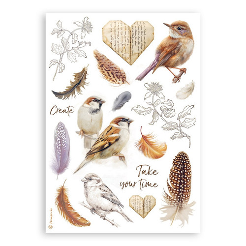 Stamperia A5 Washi Pad 8/Pkg-All Around - 5A003R6S-1HMT9 Stamperia A5 Washi Pad 8/Pkg-All Around - 5A003R6S-1HMT9