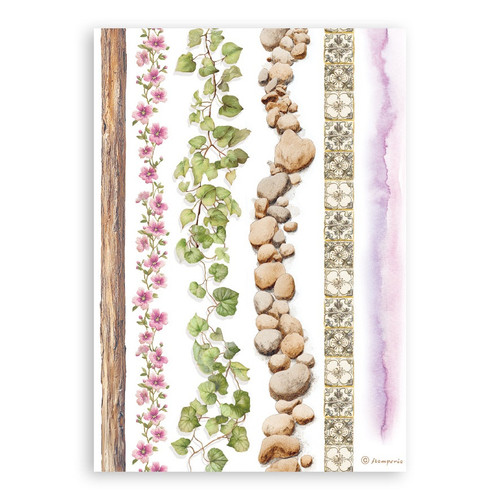 Stamperia A5 Washi Pad 8/Pkg-All Around - 5A003R6S-1HMT9 Stamperia A5 Washi Pad 8/Pkg-All Around - 5A003R6S-1HMT9