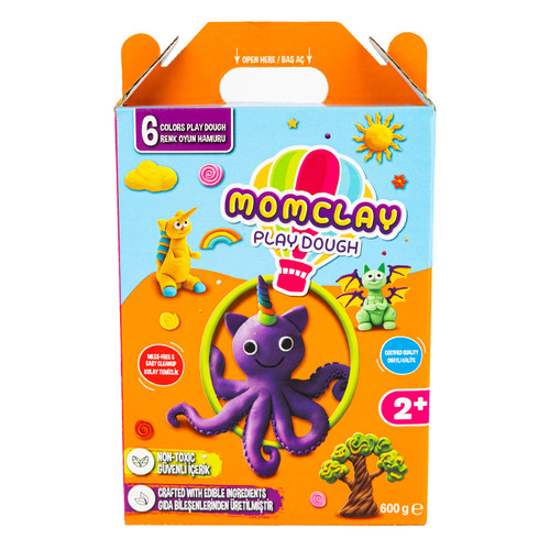 3 Pack - Mom Clay - Play Dough 100g-Assorted Colors - A5003MN5-H1J4G - 8683451101988