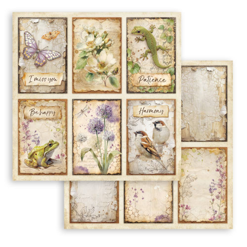10 Pack - Stamperia All Around Double-Sided Cardstock 12"x12"-6 Cards - 5A003R6F-1HMTZ - 5993110052968