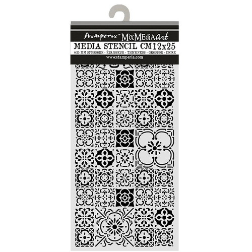 3 Pack - Stamperia Stencil 4.72"X9.84"-Tile - 5A003R7C-1HMT3 - 5993110052678