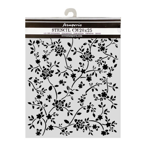 3 Pack - Stamperia Stencil 7.87"X9.84"-Ramage - 5A003R78-1HMVN - 5993110052654