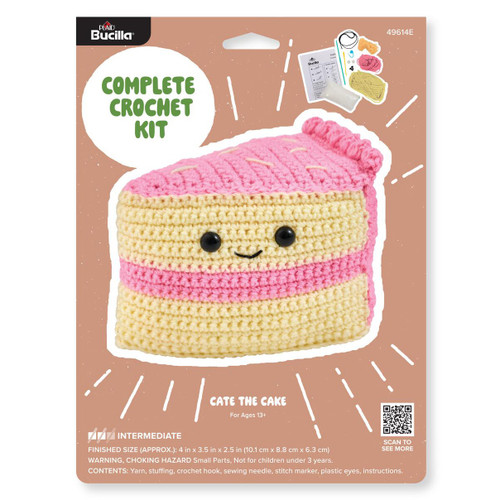 Bucilla Amigurumi Kit-5" - Cake Slice - 5A002CSY-1GG9V - 046109496146