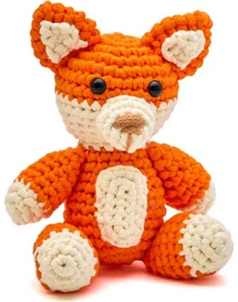 Bucilla Amigurumi Kit-5" - T-Shirt Yarn Fox - 5A002CT3-1GGB1