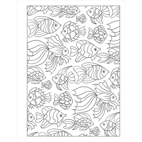 Coastal Charm Coloring Book-Softcover - 5A003T9H-1HQ55