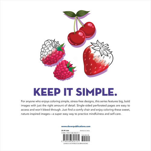 Simply Berries & Cherries Coloring Books-Softcover - 5A003T9N-1HQ56